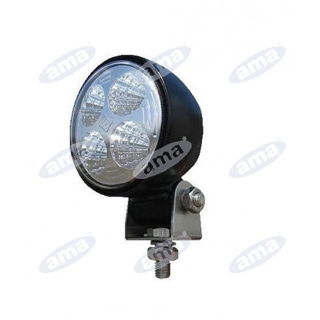 Okrągła lampa robocza LED Ø 83 mm, 10–24V, 12W, 720 lm, 4 diody,