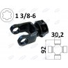 Widłak ciągnikowy 1 3/8-6, na krzyżak 30,2x92mm, 01408