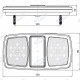 Tylne światło Lewe LED 12V