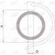 Zawleczka rurowa kabłąkowa 4,5x32mm