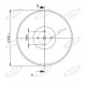 Talerz gładki AMAZONE XL041,  460x4, - zamiennik   Grubość 4 mm