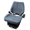 Fotel z amortyzacją mechaniczną z materiału, z pasami AMA SEAT