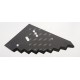 Nóż do paszowozu 500x8 mm, mały Sano, Mayer