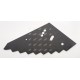 Nóż do paszowozu 500x8 mm, mały Sano, Mayer