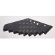 Nóż do paszowozu 530x8 mm, Kuhn- zamiennik, hartowany