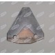Nóż do paszowozu 79x74x3 otw. mm prosty ROTOMIX