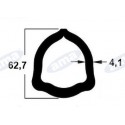 Rura teflonowana 1,5 m, profil trójkątny, 62,7 mm