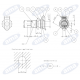 Metalowe gniazdo 2-pinowe 12-24V