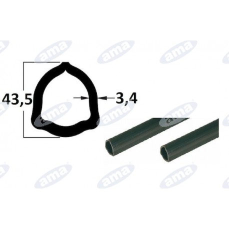 Rura 0,9 m, profil trójkątny 43,5x3,4, P5