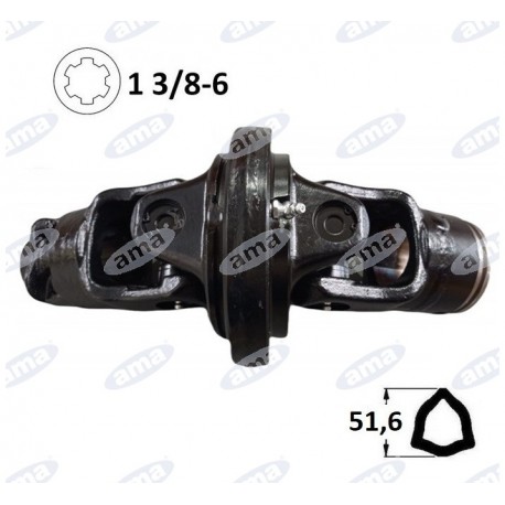 Kompletny przegub homokinetyczny na rurę 51,6mm