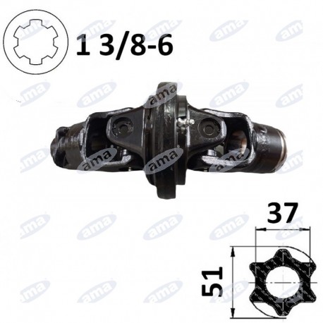 Kompletny przegub homokinetyczny na rurę 51x37, G7