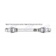 Wał uniwersalny SMART LINE BLACK L 900mm, 830Nm