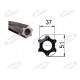 Rura wewnętrzna SMART LINE 2m, profil gwiazdka, S4, W2500, G7