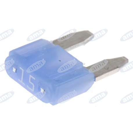  Mały bezpiecznik 15A, niebieski