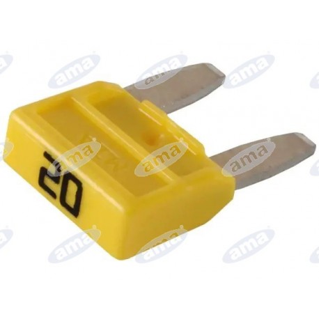Mały bezpiecznik 20A, żółty