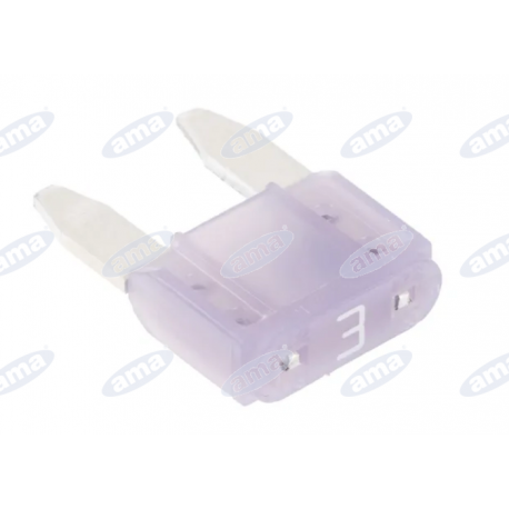 Mały bezpiecznik 3A, fioletowy