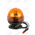 Lampa ostrzegawcza LED obrotowa z podstawą magnetyczną 12–24 V 16 W