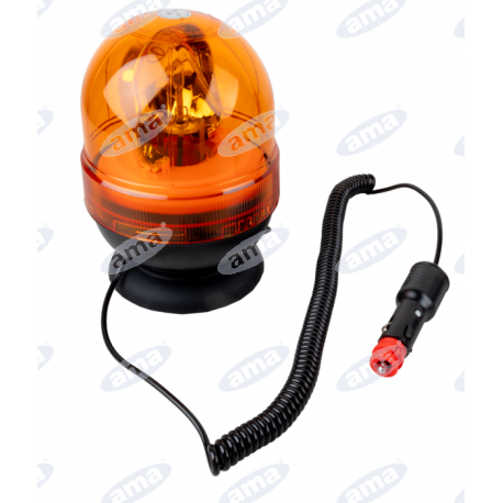 Lampa ostrzegawcza LED obrotowa z podstawą magnetyczną 12–24 V 16 W