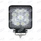 Lampa robocza LED 10–110V, 27W, 2160 lm, światło rozproszone (flood), 9 diod LED