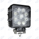 Lampa robocza LED 10–110V, 27W, 2160 lm, światło rozproszone (flood), 9 diod LED