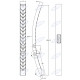 Dłuto odkuwka typ HORSCH 40x20x485 zamiennik