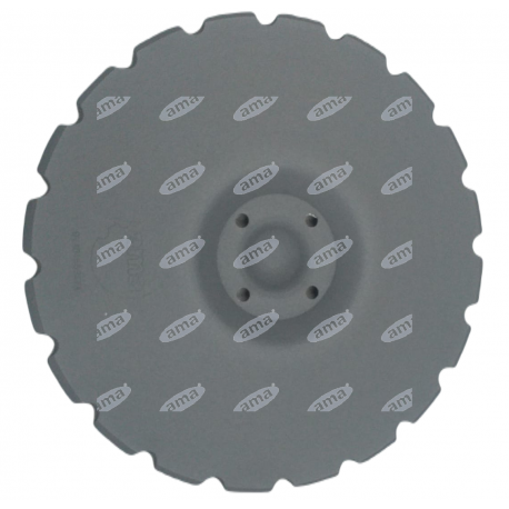 Talerz do agregatu talerzowego, zębaty 450x5 mm, 4 otworowy, grubość 5 mm typ SKF 4x98x13 Vaderstad 466947 zamiennik 