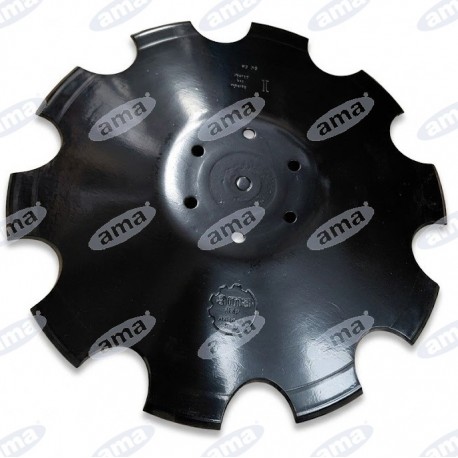 Talerz do agregatu talerzowego, zębaty 510 mm, 6 otworowy, grubość 5 mm