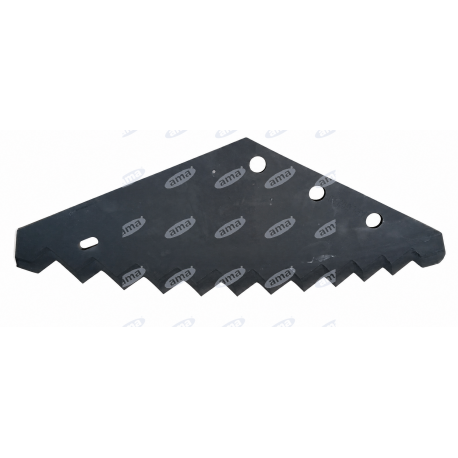 Nóż do paszowozu do Metal-Fachu otwory 22 mm, napawany PREMIUM odwrócone ostrze  