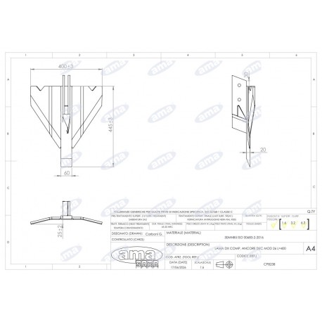 Spulchniacz (wysokość 565 mm) wersja silver