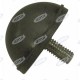 Amortyzator gumowy męski typ D, Fi 30x15 mm, M6x1x13 mm, półkulisty